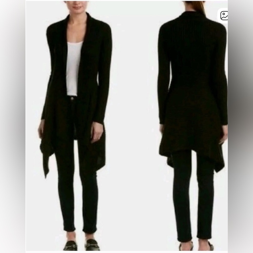 Cabi Black Open Front Cardigan Style 3164 - Size Medium